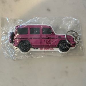 Anti Social Social club Mercedes G wagon keychain